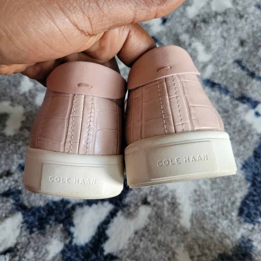 Cole Haan grandprø spectator slipon sneakers Powder Pink Pastel